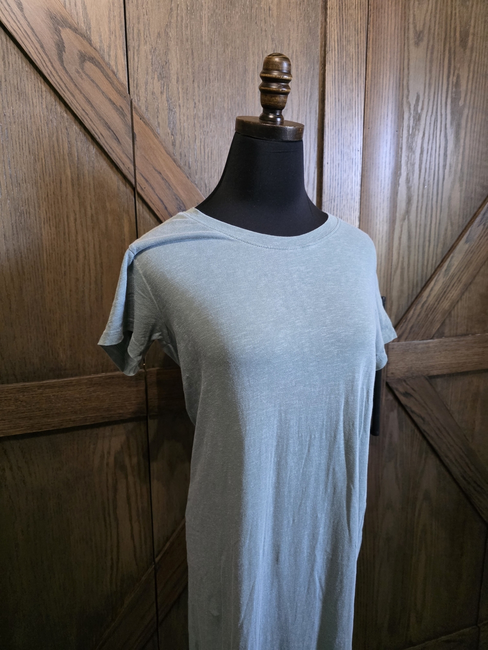 Sundry Short Sleeve Maxi Tee Dress - Picture 2 of 4